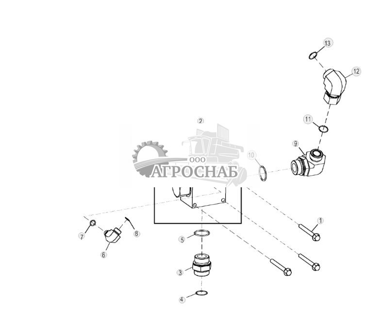 Компоненты предохранительного клапана системы подпитки нейтрали трансмиссии - ST791856 33.jpg